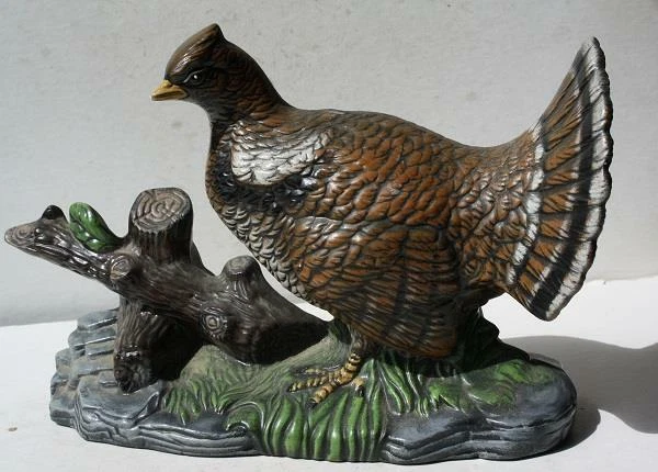 Turkey Figurine Great Centerpiece Thanksgiving Turkey Fig Ceramic Hand Painted