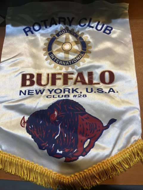 Buffalo New York   Rotary International Club Trading Mini Banner