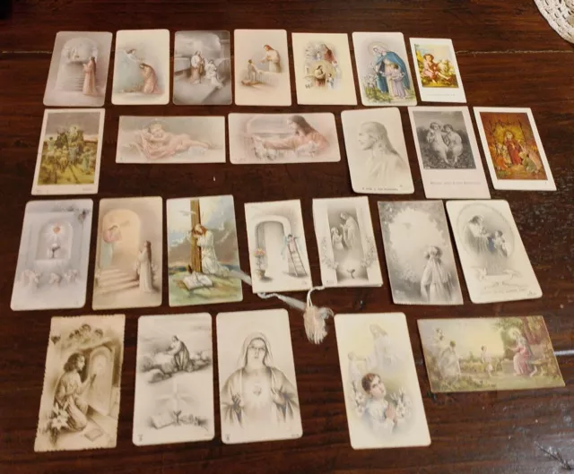 Santini Holy Card Lotto Di 25 Santini Misti