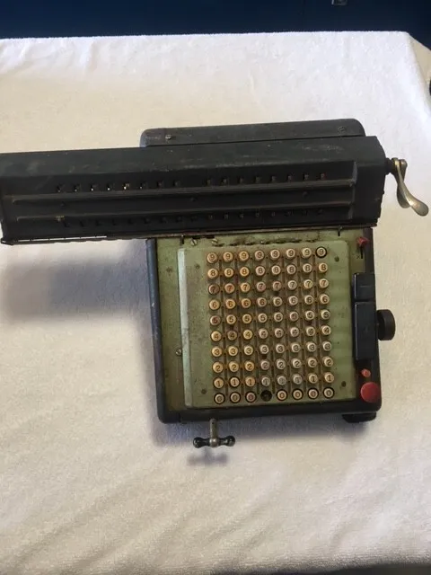 Vintage Monroe Calculator Adding Machine. Power cord is missing.