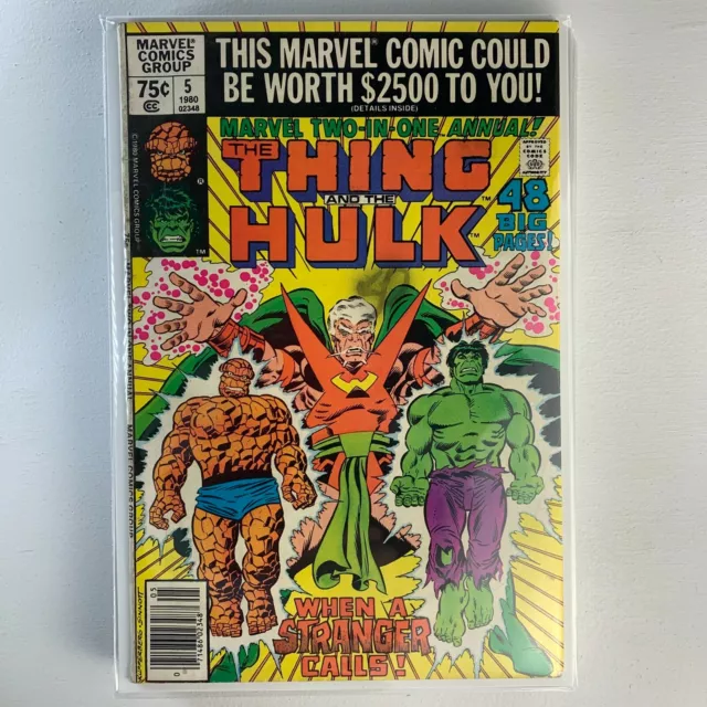 Marvel Two-in-One King Size Annual #5 Marvel 1980 The Thing and the Hulk