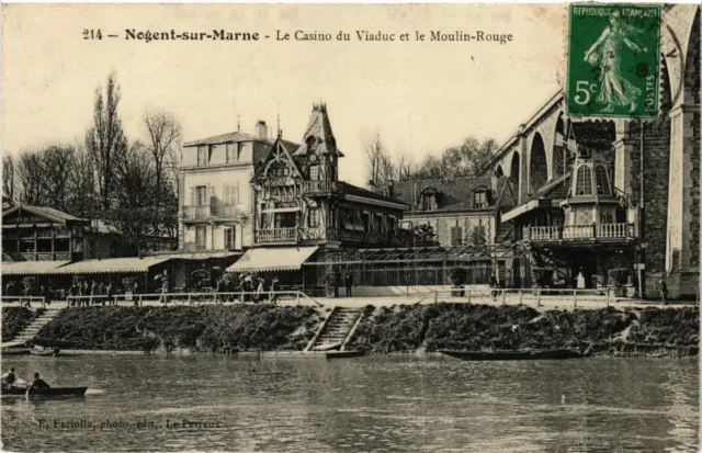 CPA Nogent-sur-MARNE - Le Casino du Viaduc et le Moulin-Rouge (249387)