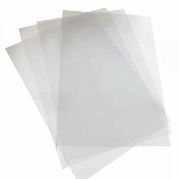 A4 Pink Acetate Film Sheets Clear OHP Craft Transparent Plastic
