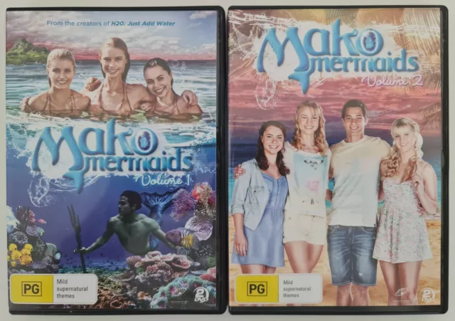 Mako Simply Mermaid Season 1 2 3+ H20 Plötzlich 20 DVD Box
