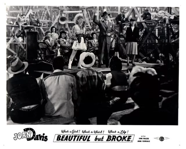 Beautiful But Broke Original Lobby Card 1944 Joan Davis Jane Frazee Singing