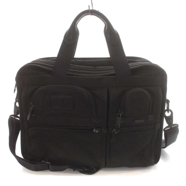 Tumi Business Bag Briefcase Hand Shoulder 2Way Document Black Men