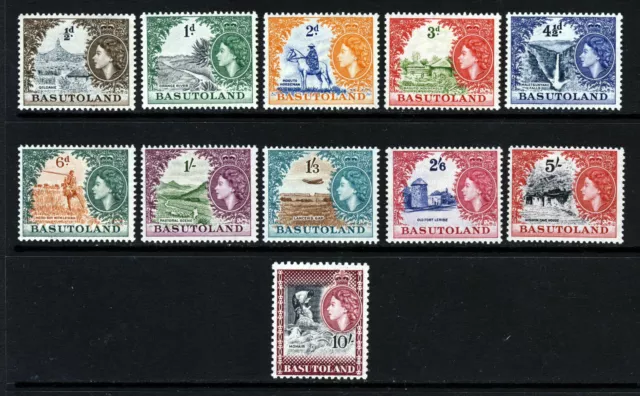 BASUTOLAND QE II 1954-58 Full Pictorial Set SG 43 to SG 53 MINT