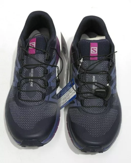 Salomon Women's Sense Ride Trail Running Shoes, Navy/Purple - UK7.5, US9