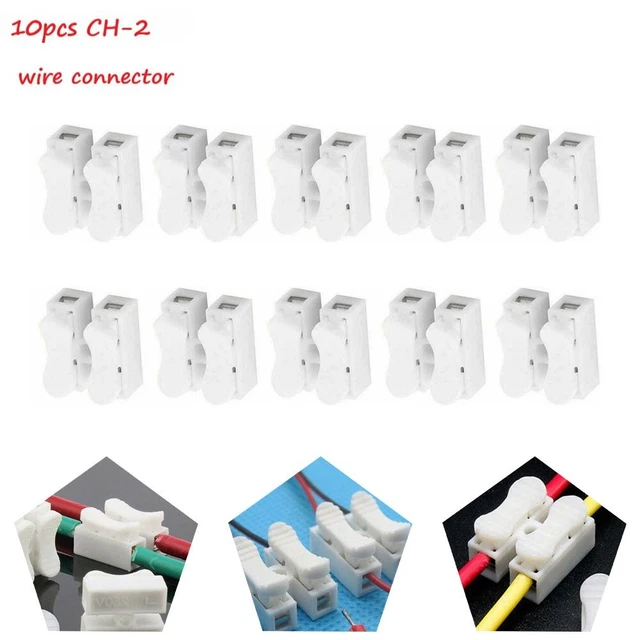 Affidabile connettore filo molla cavo CH2 set 10 pz per connessioni sicure