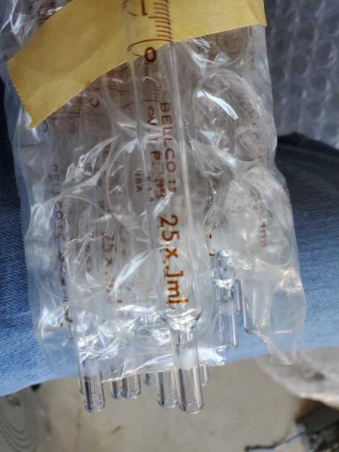 Bellco VIP Serological Pipettes 25ml x .01 ml Lot of (24)