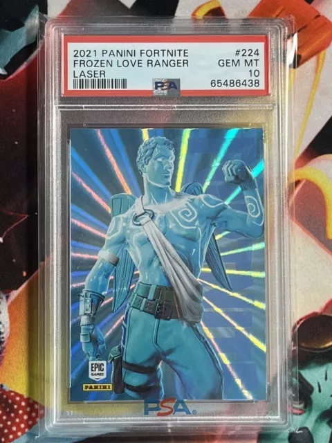 2021 Panini Fortnite FROZEN LOVE RANGER #224 LASER PSA 10 Gem Mint