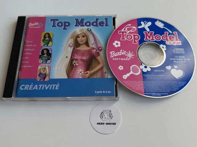 Barbie Top Model - Jeu PC (Mac) - FR - Mattel 2001 - Bon état