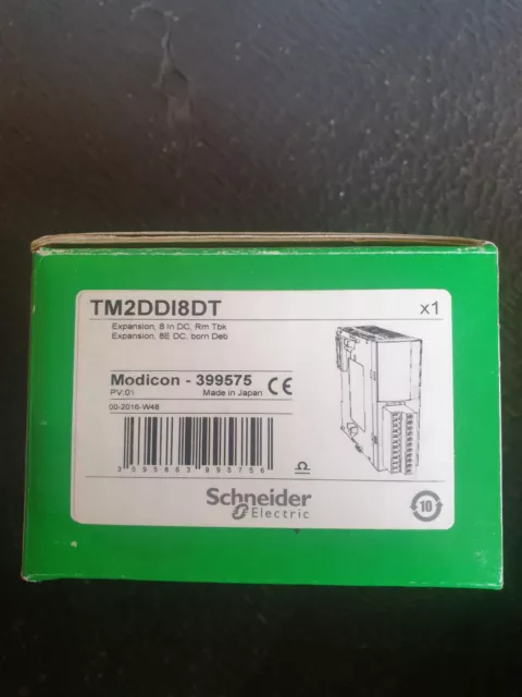 Brand New Schneider PLC Input Module TM2DDI8DT