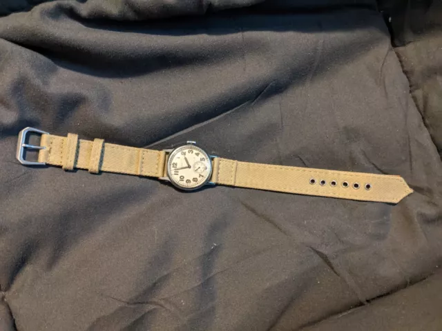 Reloj Militar Elgin De Colección Segunda Guerra Mundial Excelente Estado Súper Limpio Raro 2