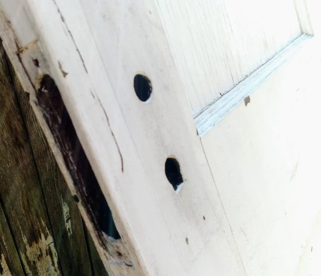 Antique Wood Closet Door / Pantry Door - 24 inches wide 6