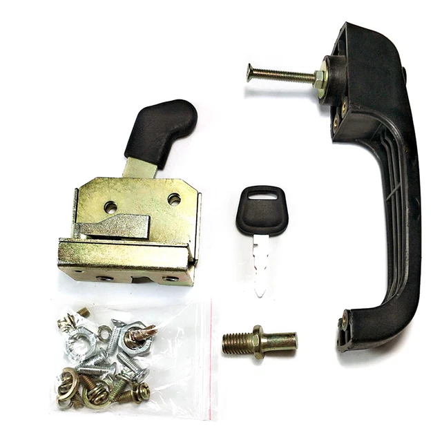 Universal Lock Door Handle Set Heavy Equipment Tractor Locking Door Handle