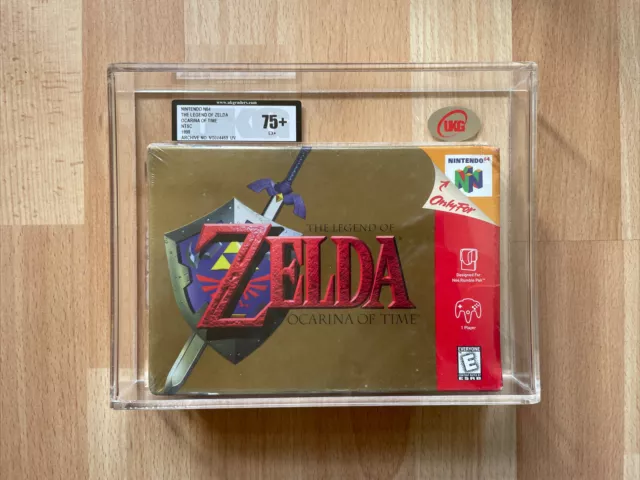 The Legend Of Zelda Ocarina Of Time 3D UKG 95+ MINT GOLD PAIR 3DS