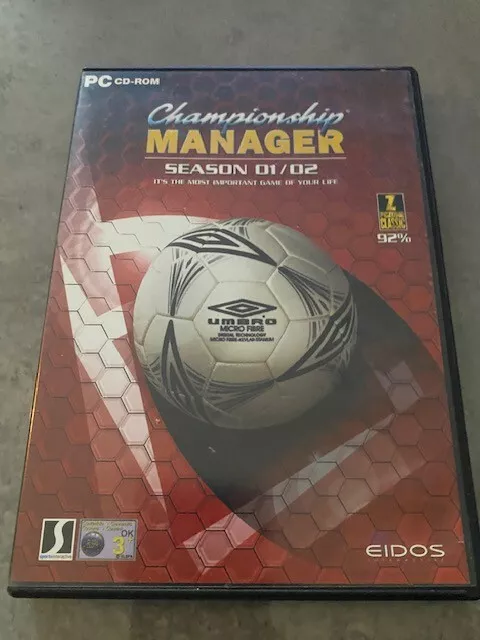 Championship Manager: Season 01/02 (PC: Windows, 2001)