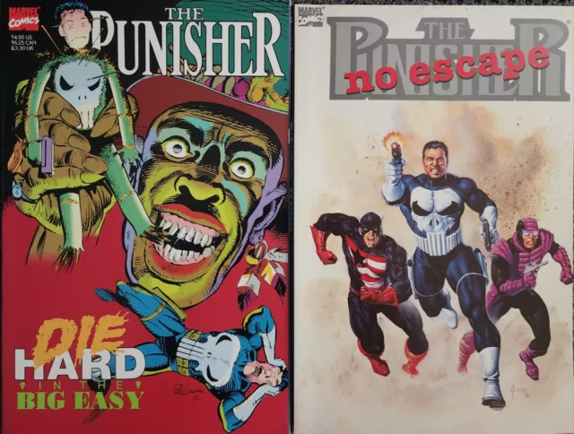 Punisher TPB Lot Die Hard In The Big Easy, No Escape Marvel 1980 Wagner Stan Lee