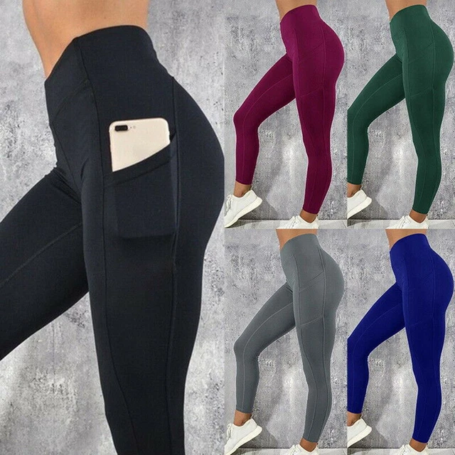 High Waist Yoga Pants Gym Leggings,Sports Leggings with Pockets