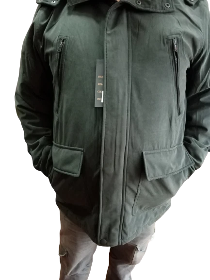 Giubbotto Uomo Piumino Invernale Cappuccio Giubbino Imbottito TAGLIE FORTI