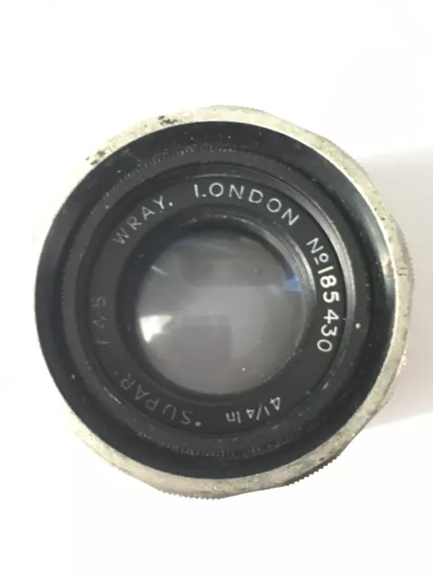 Wray London 4 1/4" Supar F4.5 Enlarge Lens Creative Lens