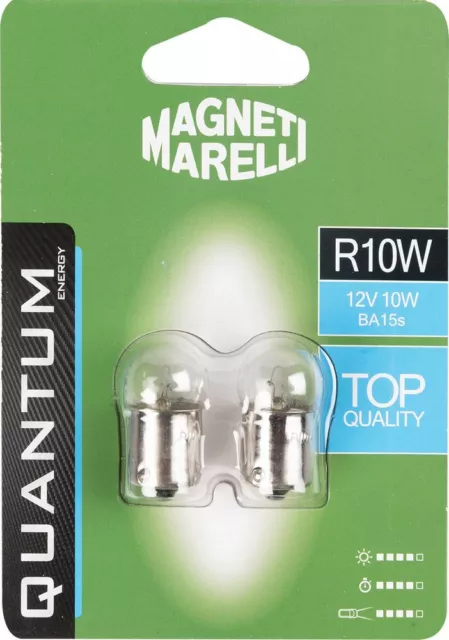 Magneti Marelli R10W coppia di lampadine auto 12V 5W attacco BA15s