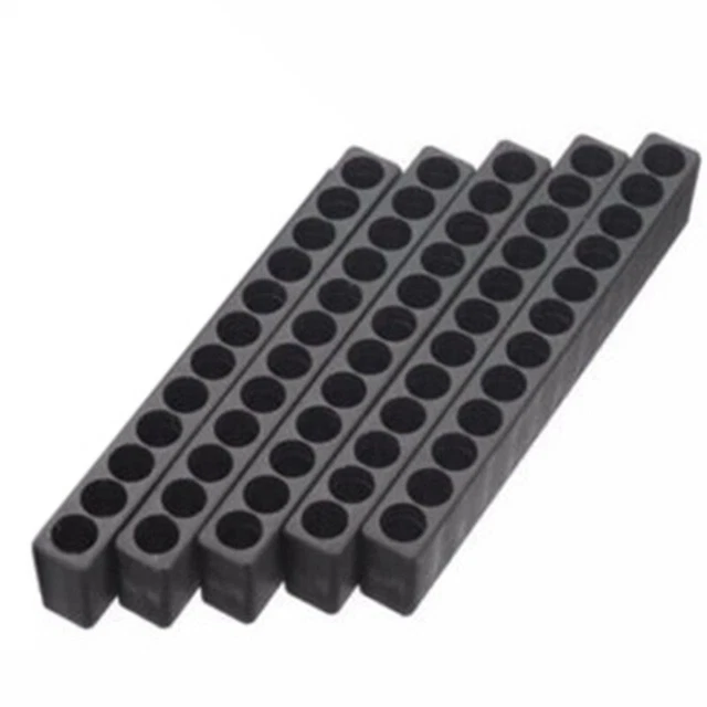 Depósito de almacenamiento hexagonal accesorios 5 piezas brocas soporte cabeza plástico