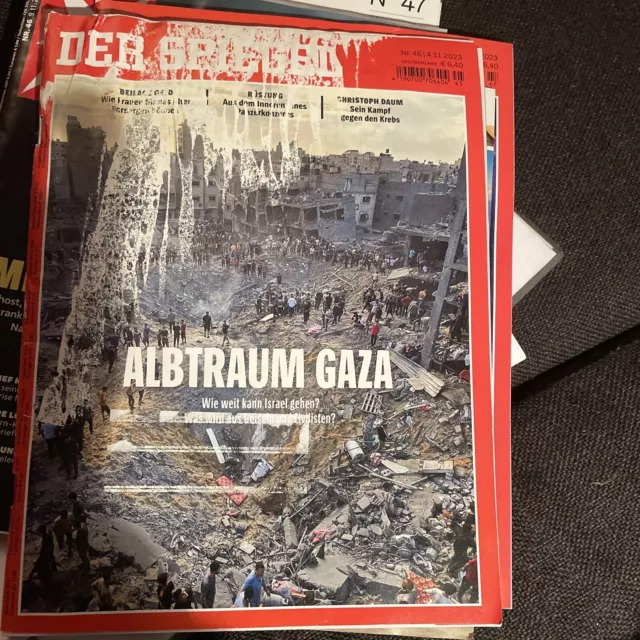 Der Spiegel 45/2023 Albtraum Gaza * Christoph Daum * Beilage GELD