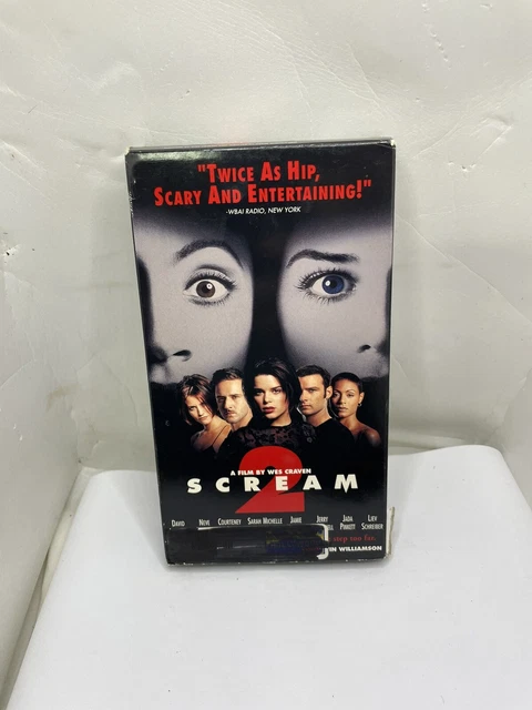 SCREAM 2 VHS Horror Slasher Wes Craven David Arquette Neve Campbell ...