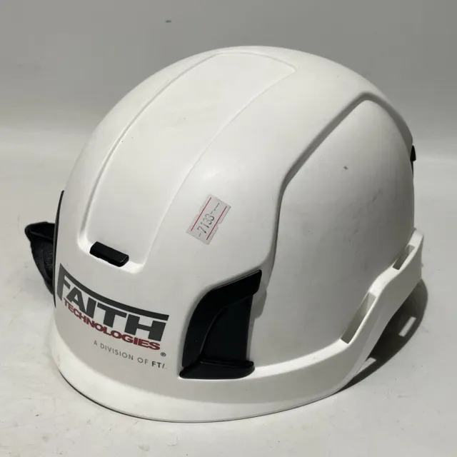 KASK Zenith X Helmet White (Faith Technologies Branding) New w/ Cosmetic Defects
