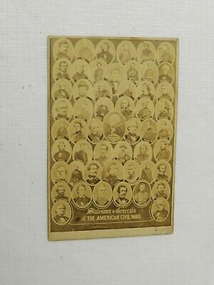 1860 CDV, Statesmen & Generals of the American Civil War by Ashford Bros UK, VG