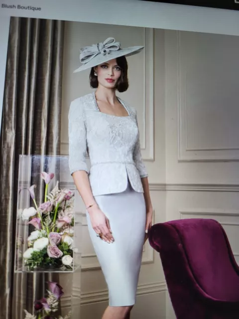 John Charles Bnwt Mother Of The Bride Groom Outfit Size 16 Cost £725 Beautiful