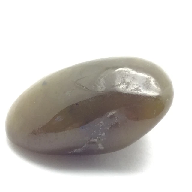 Siberian Jade Pebble Polished Honey Brown Nephrite Jade Vitim River Siberia #16