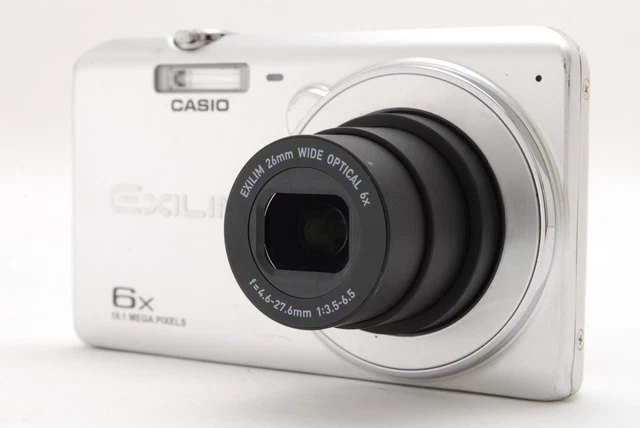 CASIO EXILIM EX-ZS28 White Compact Digital Camera From Japan