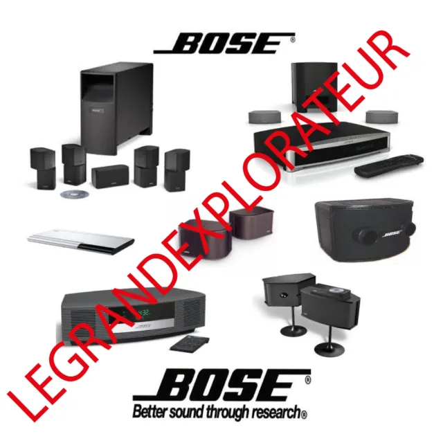 Ultimate  BOSE  Operation  Repair & Service manual     510 PDF manuals on DVD