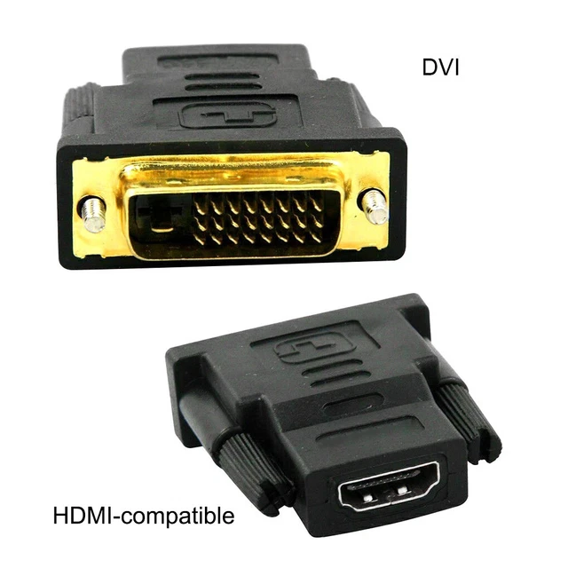 DVI 24+5 Male to HDMI Female Converter Gold Plated Adapter 1080P for HDTV LCD DV