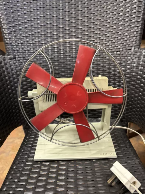 1960s Vintage Retro Pifco Concord Desk Fan  Model 1083 UK Plug WORKING