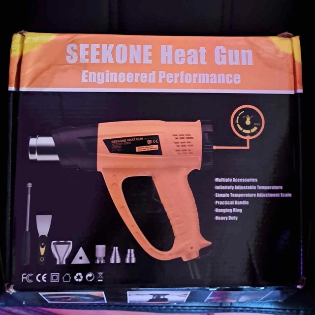 Kit de pistola de calor EEKONE 1800W de alta resistencia calor rápido aire caliente