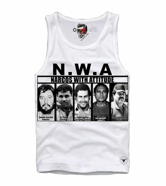 Camicia tank top e1SYNDICATE NWA NARCOS PABLO ESCOBAR EL CHAPO KOKS KAKAIN 2603