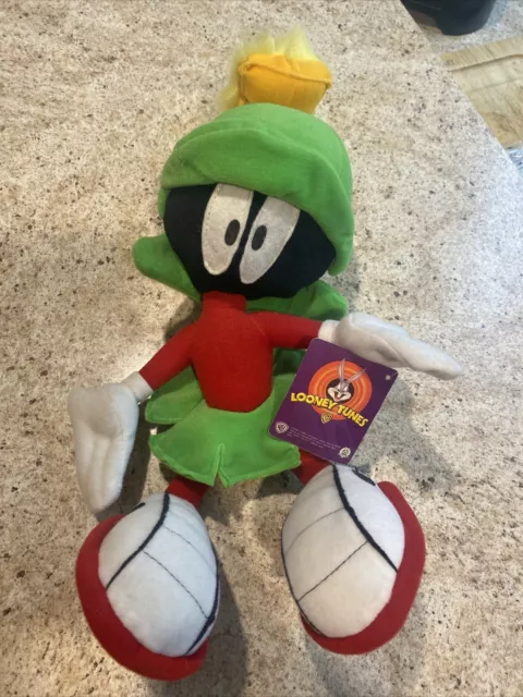 Vtg 2002 Looney Tunes Marvin The Martian Plush 18" Nanco Old New Stock NWT