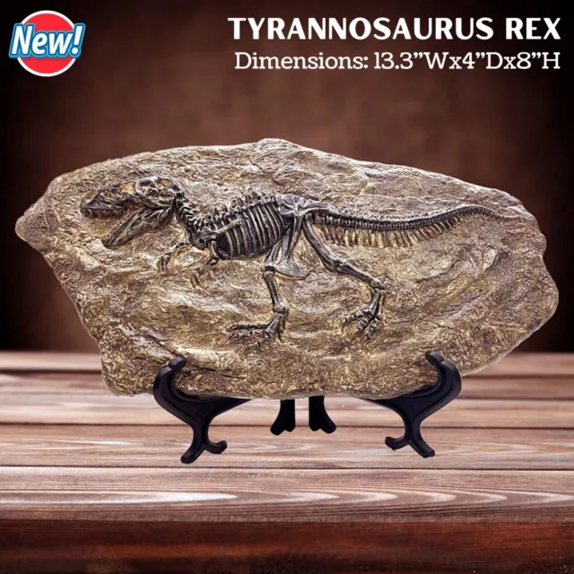 Realistic Tyrannosaurus T-Rex Skeleton Faux Dinosaur Fossil Jurassic Park Decor