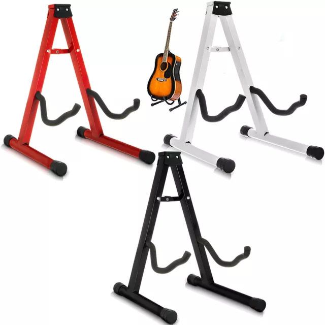 Electric Guitar Stand Acoustic Guitar Stand Universal Free Standing Frame Fold