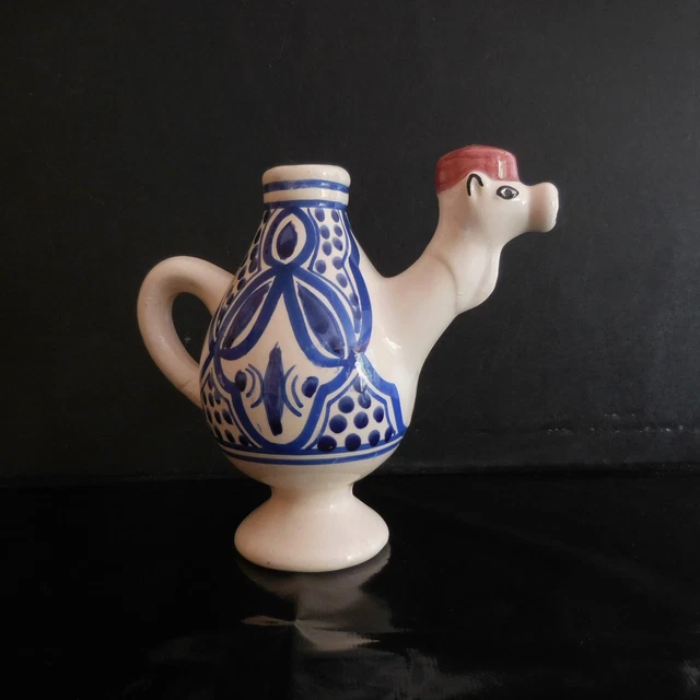 Céramique dromadaire fait main Maroc vintage art déco design PN France N2946