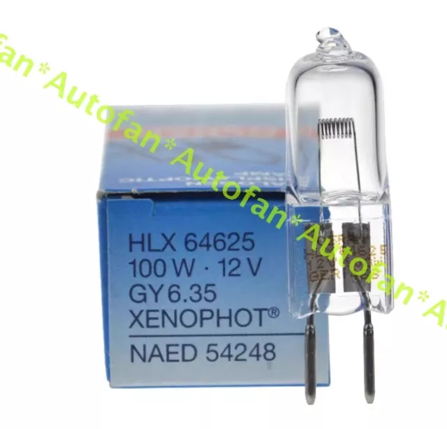 5pc for 64625HLX 12V100W GY6.35 Microscope Halogen Lamp NAED 54248 new