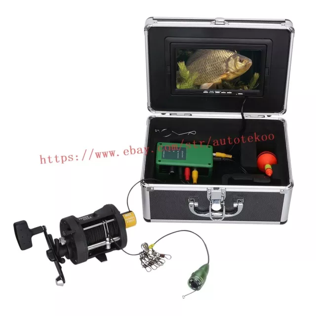 7 Inch Underwater Fishing Video Camera Kit IR LED With Explosion Fishing Hooks 3
