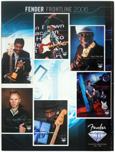 Fender Frontline 2006 Gitarre + Bass Katalog in englischer Sprache