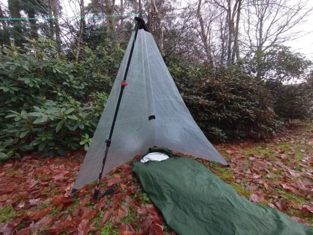 Wild Sky Gear Wolf bivy DCF cuben fibre Dyneema tarp from 42g 1.35mX1.2m bag UK