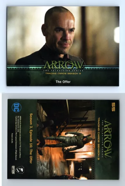 The Offer #55 Arrow Season 3 Cryptozoic 2017 Trading Card