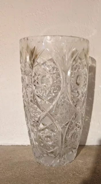 Vase en cristal de bohème Année 70/80